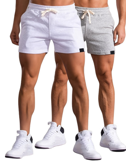 Herren Freizeit Fitness Shorts – Bequeme Sport- und Freizeithose mit Kordelzug, Modernes Design