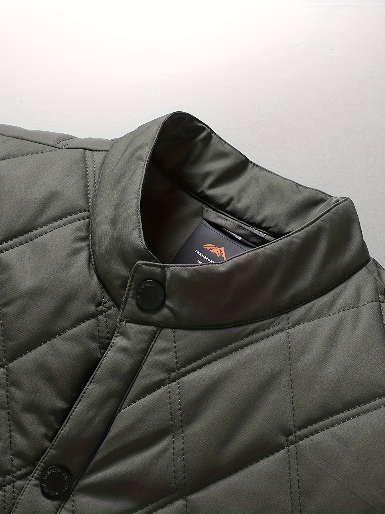 Herren Steppjacke – Eleganter Business- und Freizeitstil, Übergangsjacke mit Rautensteppung
