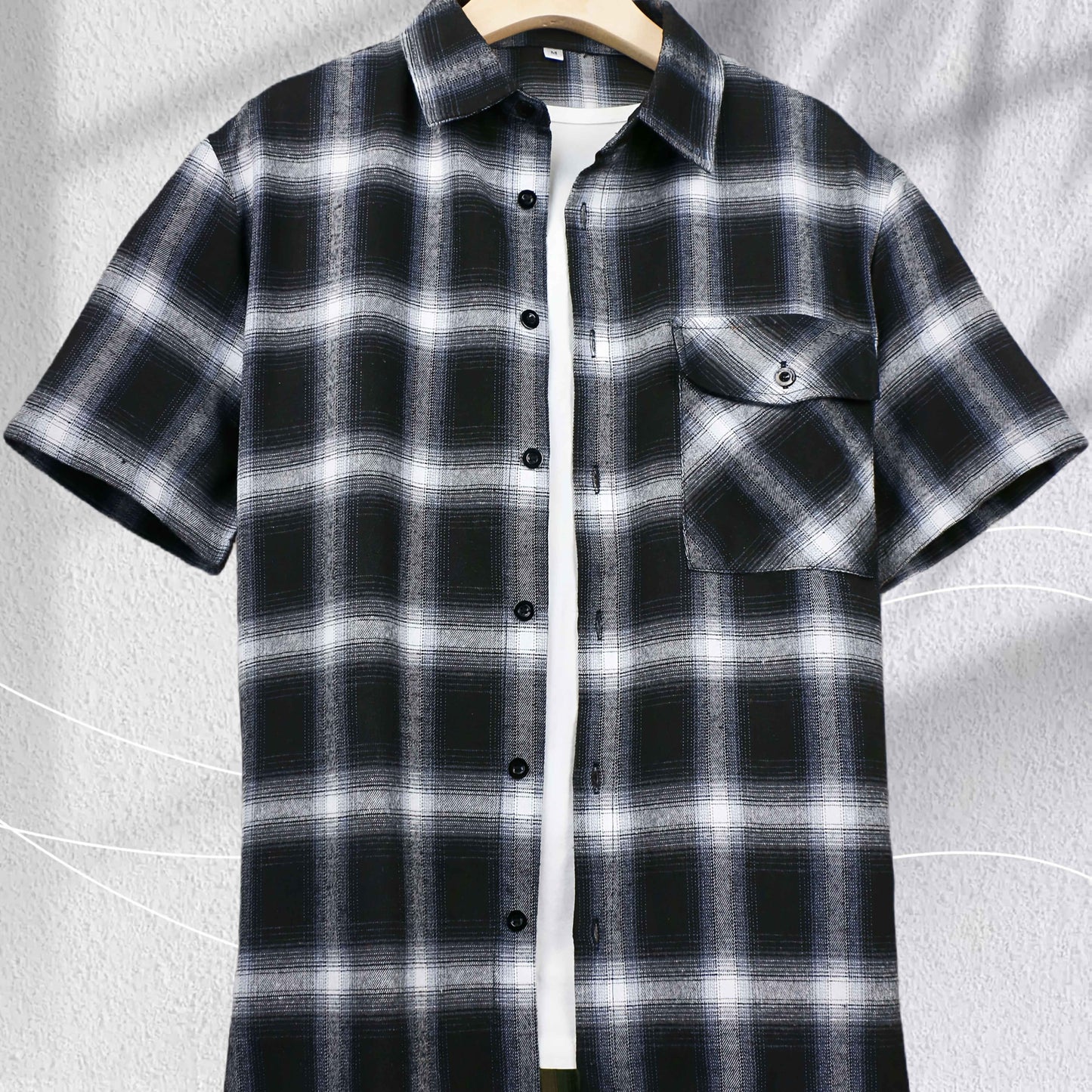 Herren Freizeithemd mit klassischem Karomuster – Stilvolles Button-Down für Alltag und Freizeit