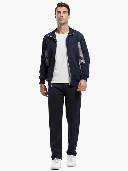 Herren Trainingsanzug Set Sportlich Freizeit Jogginganzug