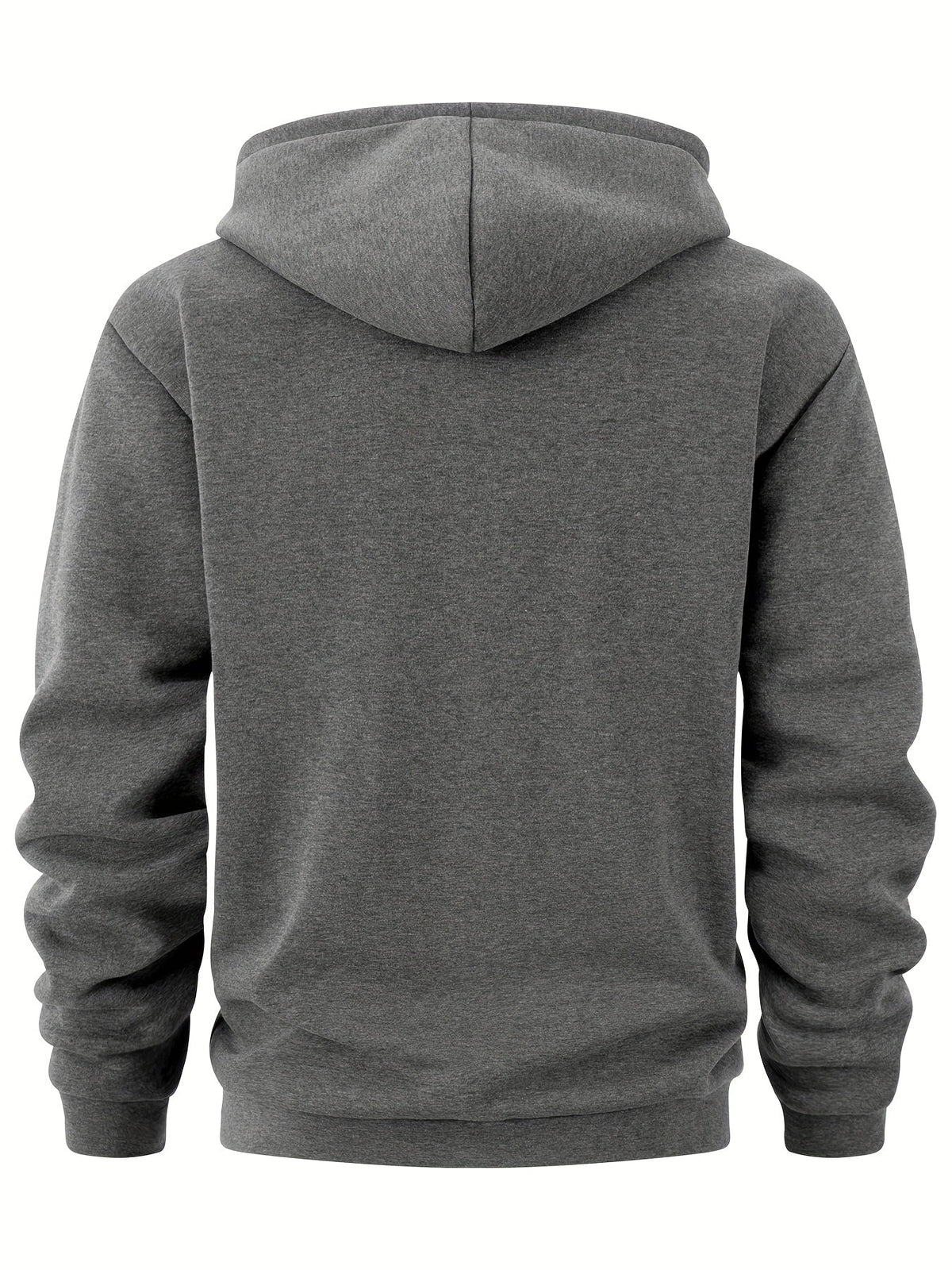 Herren Hoodie mit Reißverschluss, Kängurutasche und Kapuze