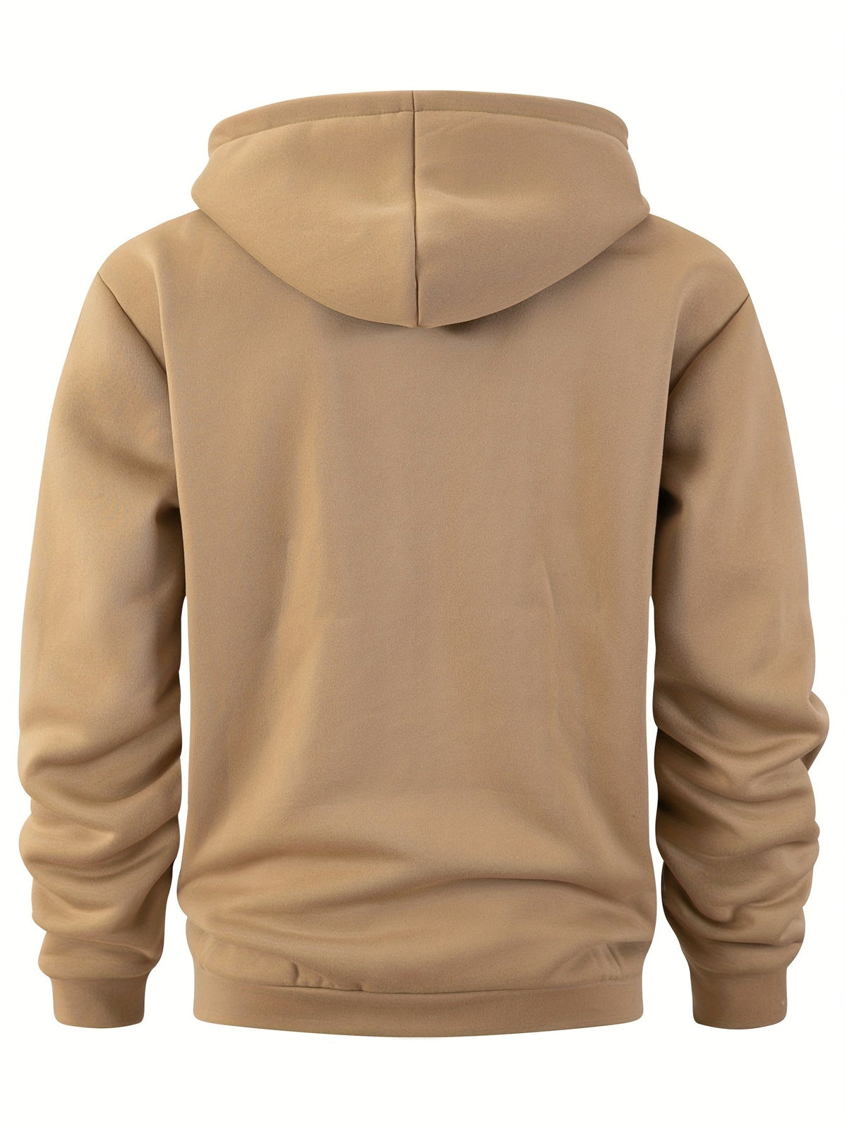 Herren Hoodie mit Reißverschluss, Kängurutasche und Kapuze