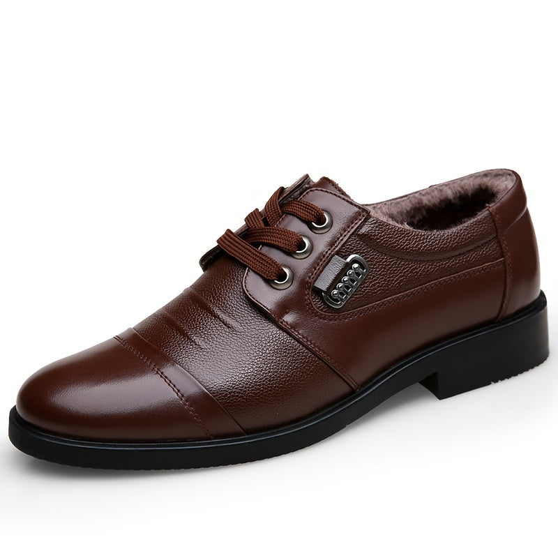 Herren Winterschuhe mit Schnürung und Futter – Warm & Elegant