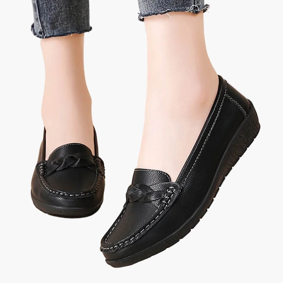 Damen Komfort-Loafer für Alltag und Büro – Klassische Mokassin-Slipper