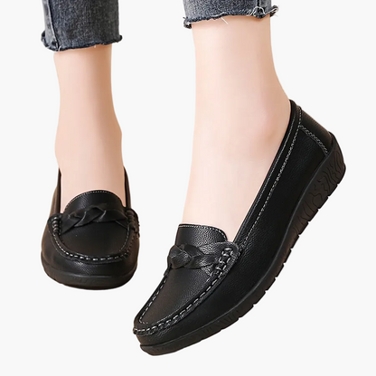 Damen Komfort-Loafer für Alltag und Büro – Klassische Mokassin-Slipper