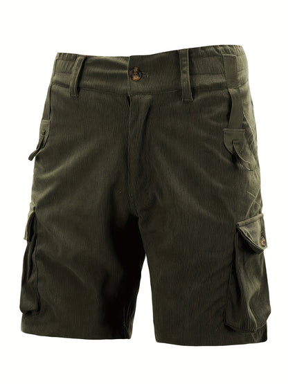 Herren Cargo Shorts Freizeit Outdoor mit Taschen – Robuster Utility-Look