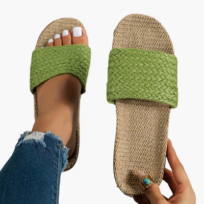 Damen Sommer Pantoletten Komfort Casual Hausschuhe – Modische Slipper für Freizeit und Alltag