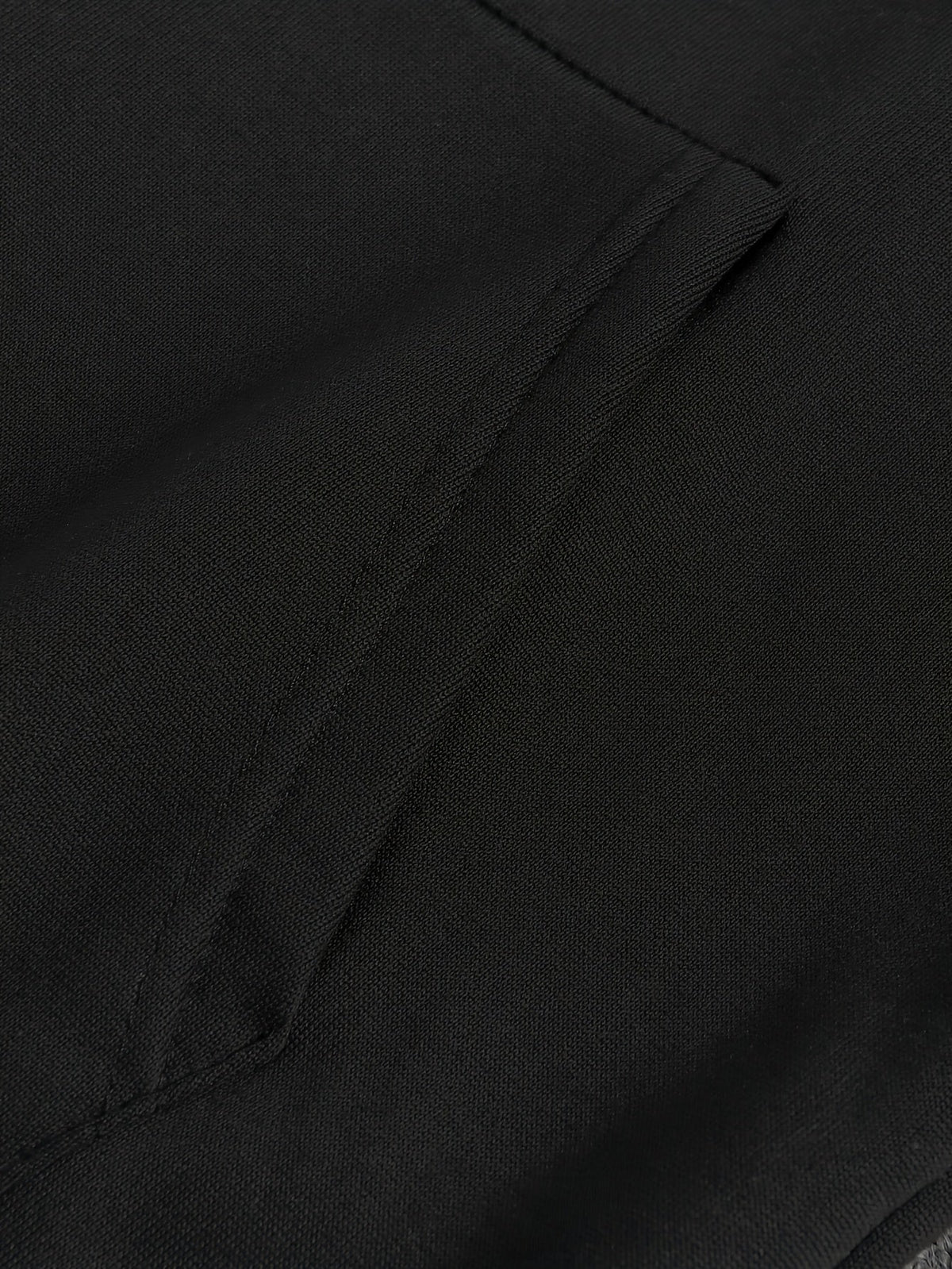 Herren Jogginganzug Set Schwarz mit Steppweste, Kapuzenpullover & Jogginghose