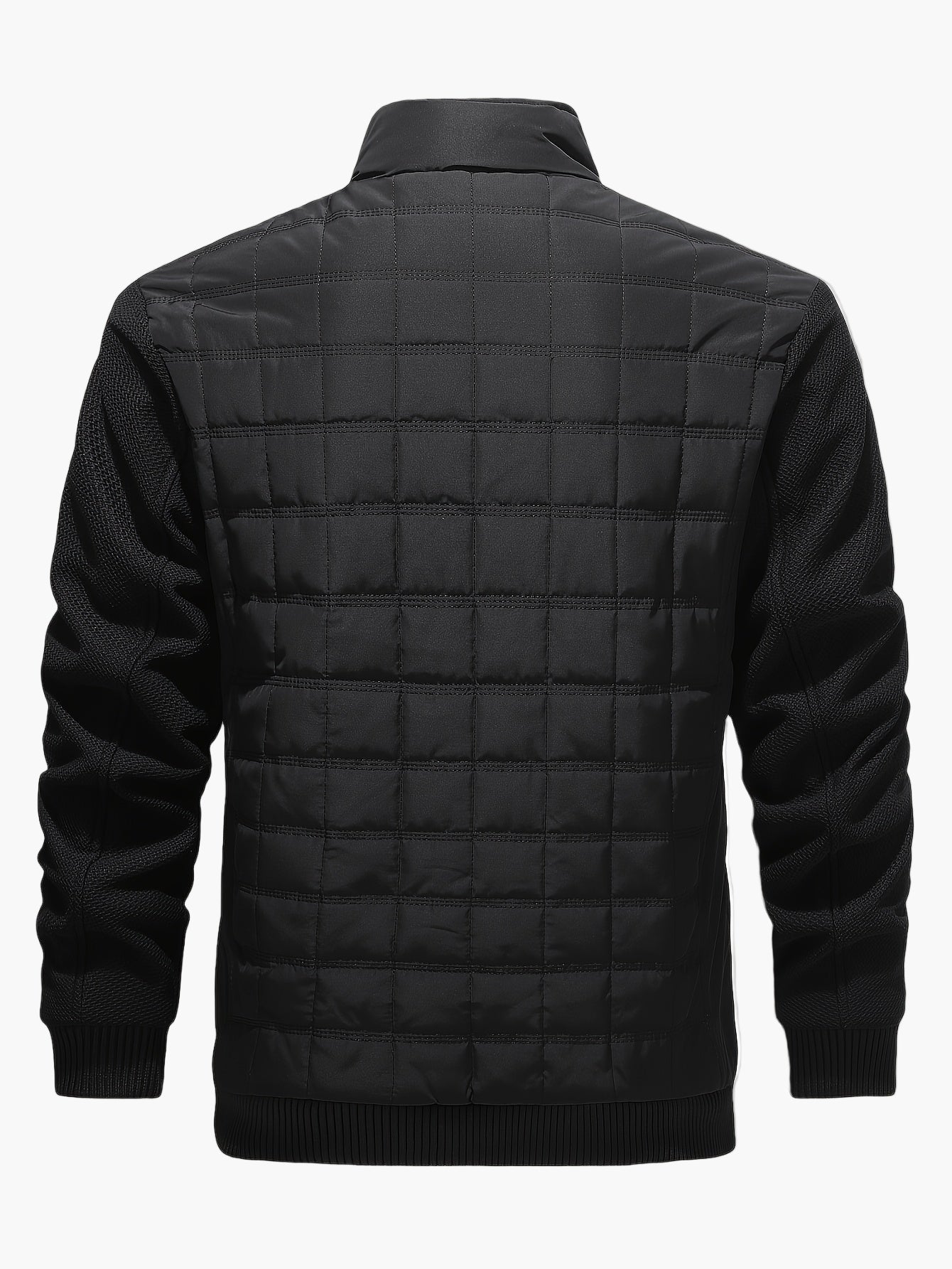 Herren Steppjacke Casual Stil mit Stehkragen – Alltag & Freizeit
