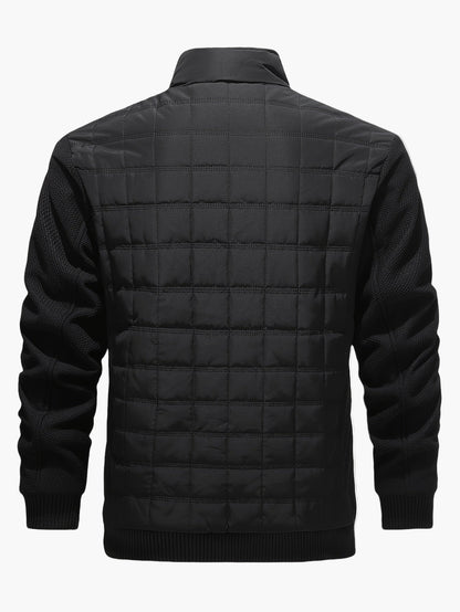 Herren Steppjacke Casual Stil mit Stehkragen – Alltag & Freizeit