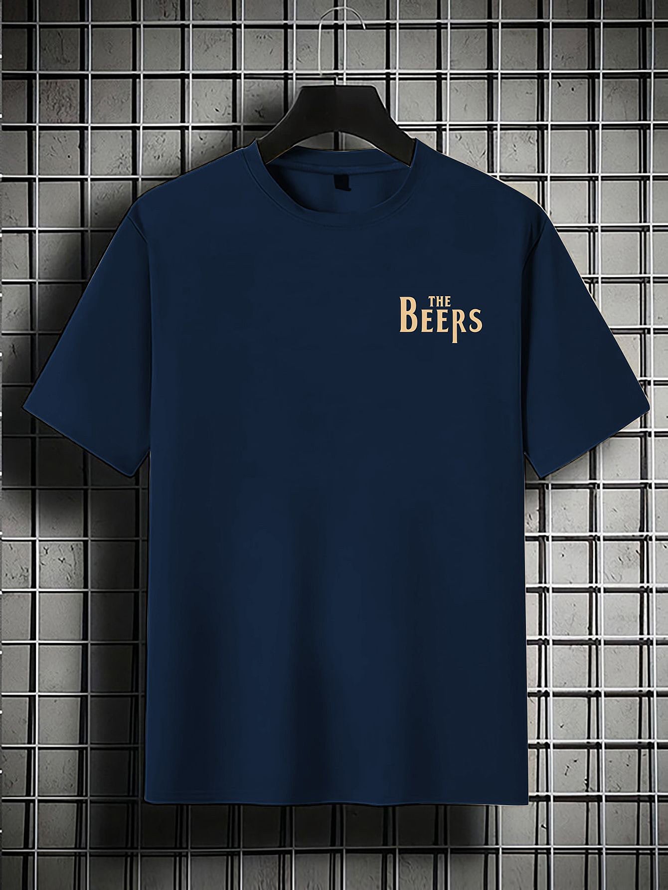 Herren T-Shirt mit „The Beers“ Band-Motiv – Lustiges Freizeitshirt für Musik- und Bierliebhaber