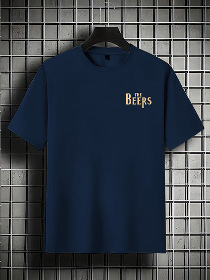 Herren T-Shirt mit „The Beers“ Band-Motiv – Lustiges Freizeitshirt für Musik- und Bierliebhaber