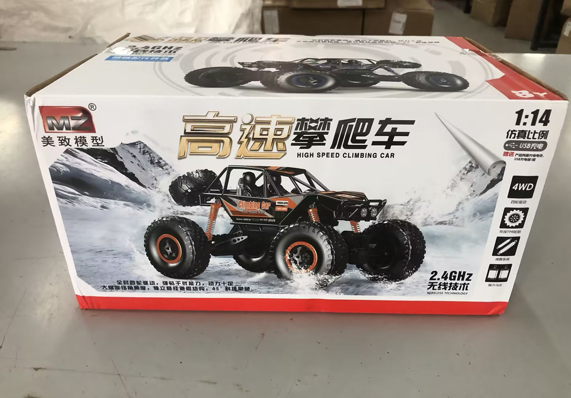 Ferngesteuertes Offroad-RC-Auto für Kinder und Familie – 1:14 Modell, 6-Kanal, Allrad-Antrieb, Outdoor Spielzeug
