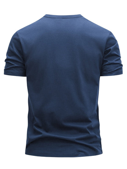Herren T-Shirt Casual Streetwear mit Minimalistischem 'Whatever' Print – Modernes Basic für Freizeit & Alltag