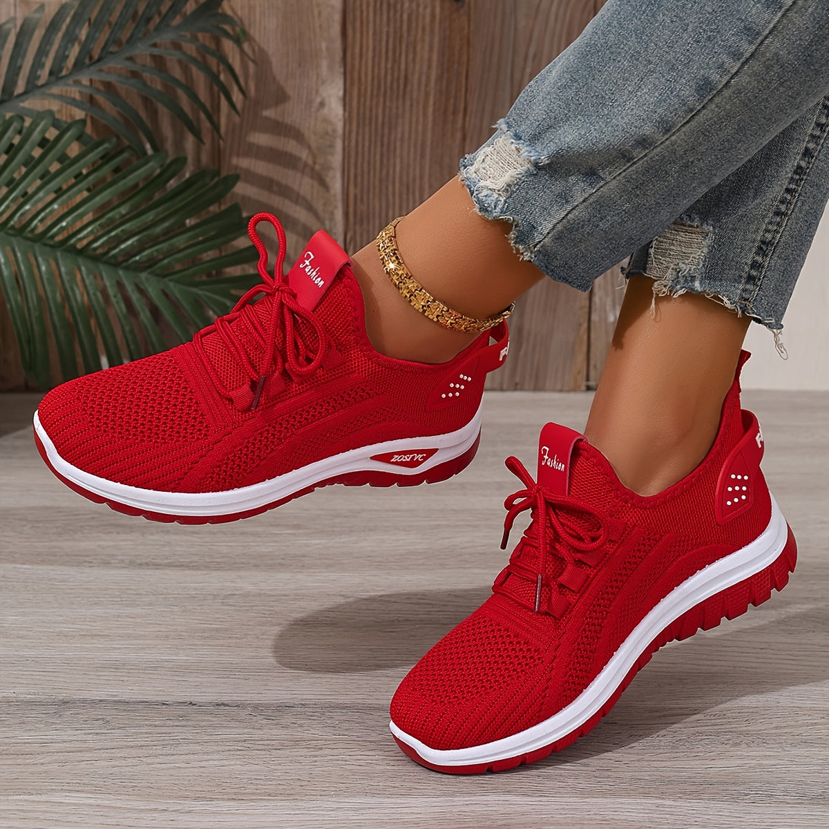 Damen Komfort-Sneaker für Freizeit & Sport – Atmungsaktive Low-Top Schuhe