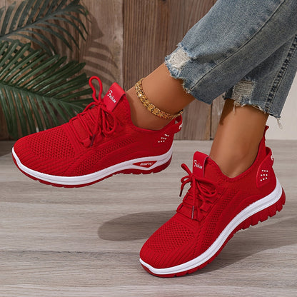 Damen Komfort-Sneaker für Freizeit & Sport – Atmungsaktive Low-Top Schuhe