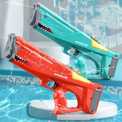 Elektrische Wasserpistole im Hai-Design für Kinder und Jugendliche – Spielzeug für Sommer, Pool & Outdoor