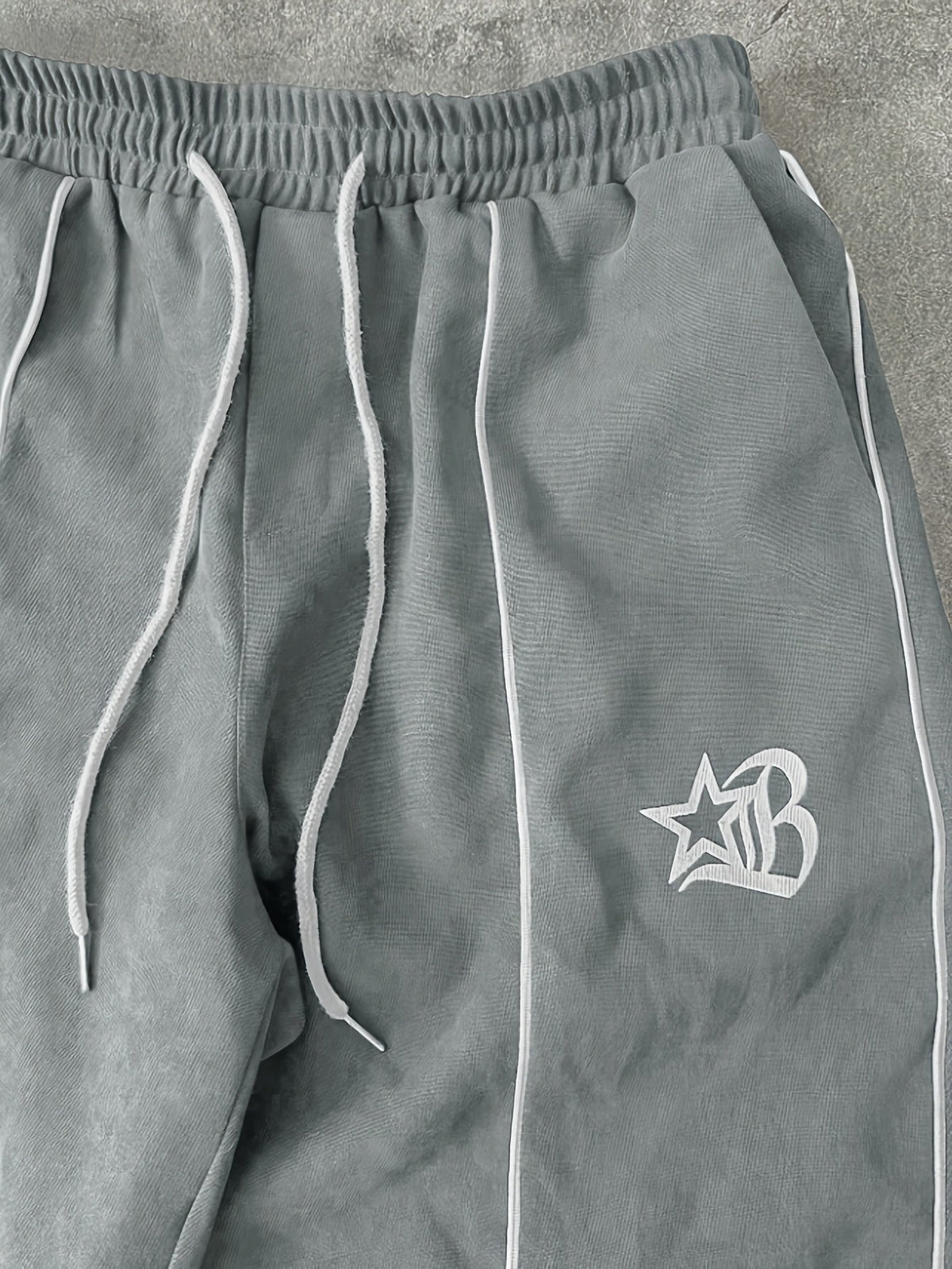 Unisex Trainingsanzug mit Reißverschluss Jacke und Hose, Kontraststreifen