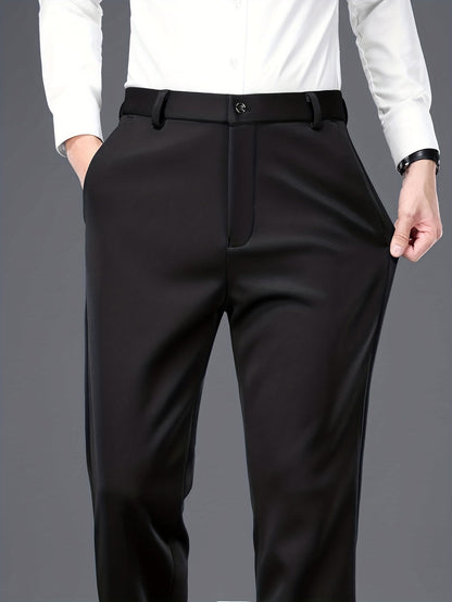 Herren Winterhose gefüttert - Schwarz, Marineblau oder Grau, weiches Futter