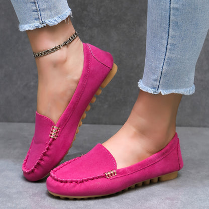 Damen Mokassins Bequeme Slipper für Alltag und Freizeit