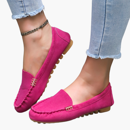 Damen Mokassins Bequeme Slipper für Alltag und Freizeit
