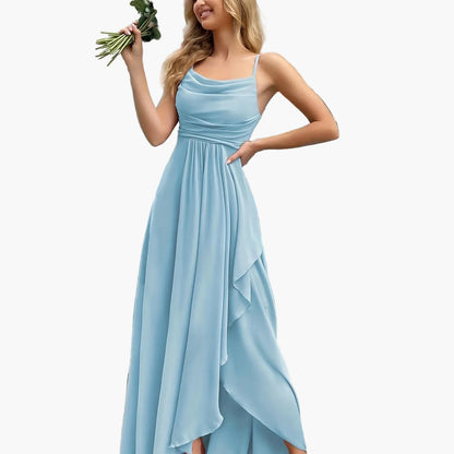 Elegantes Damen-Abendkleid Maxilänge – Stilvolles Fit & Flare Design für festliche Anlässe