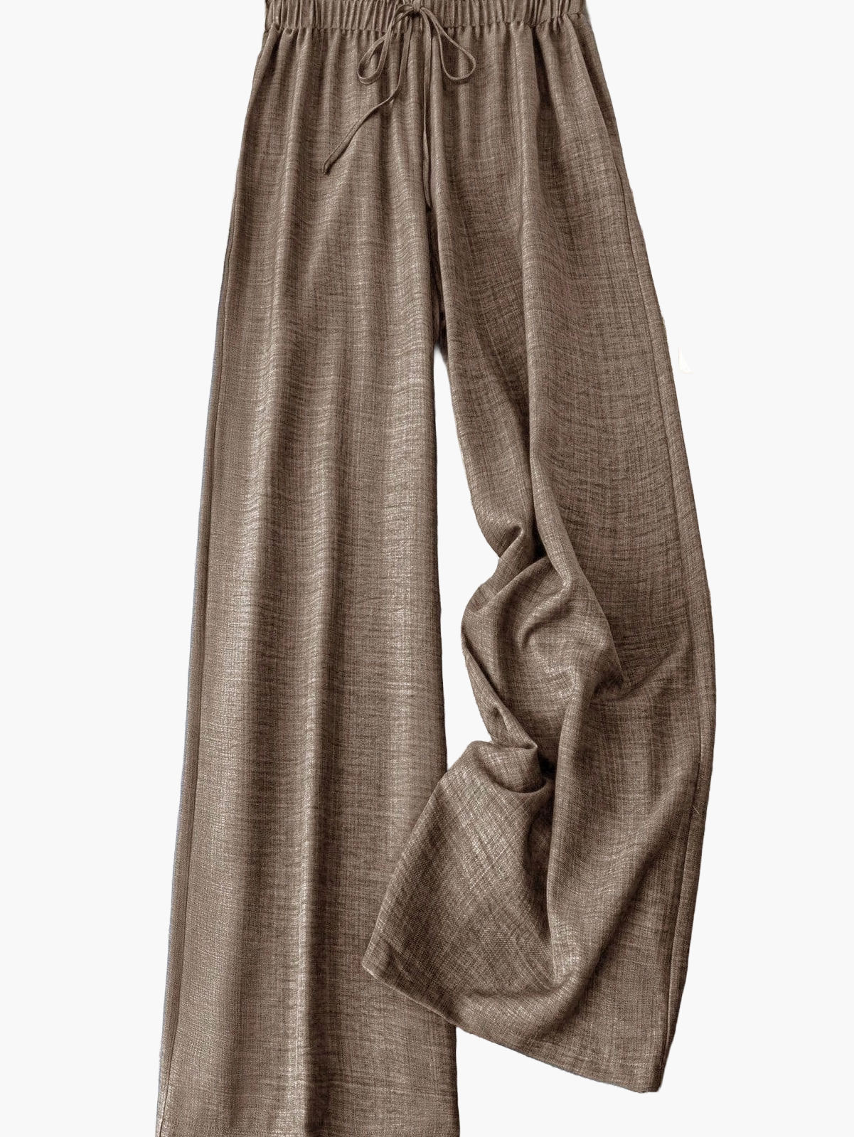 Damen Weite Freizeithose mit Kordelzug – Luftige Loungehose für Alltag und Urlaub