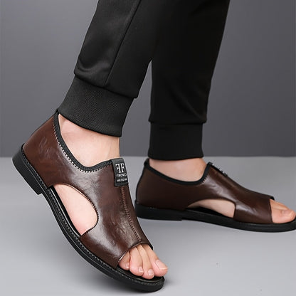 Herren Business-Sandale Offene Loafer Eleganter Freizeitstil