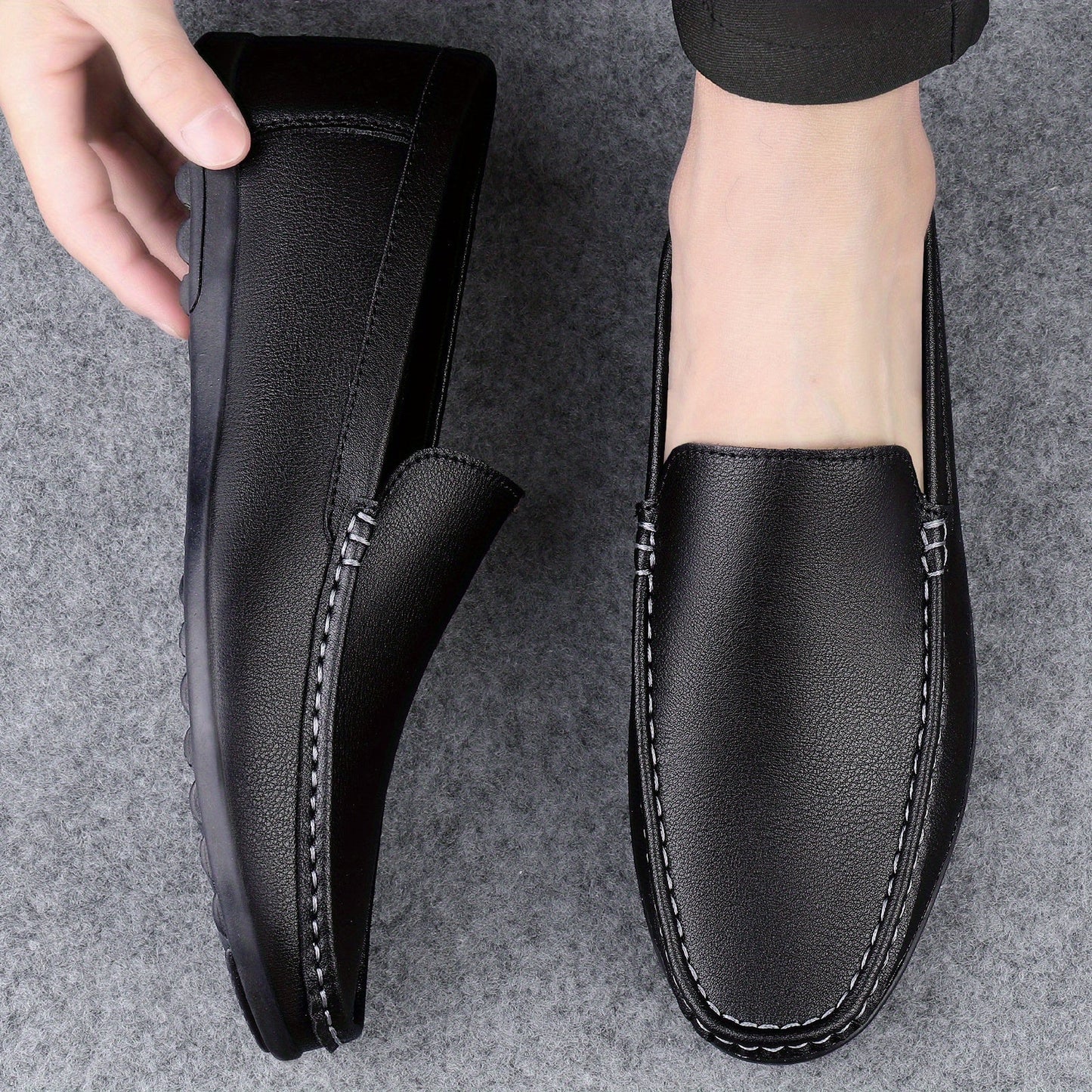 Herren Slip-On Loafer – Minimalistischer Stil für Freizeit und Business