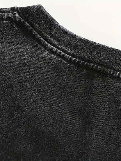 Herren Oversize Streetwear T-Shirt mit Print – Lässiger Stil für Alltag und Freizeit