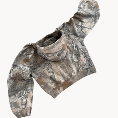 Herren Camouflage Hoodie – Lässiger Kapuzenpullover für Freizeit und Outdoor