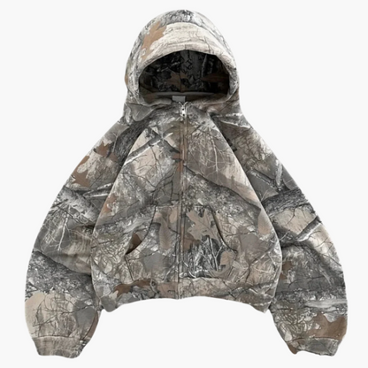Herren Camouflage Hoodie – Lässiger Kapuzenpullover für Freizeit und Outdoor