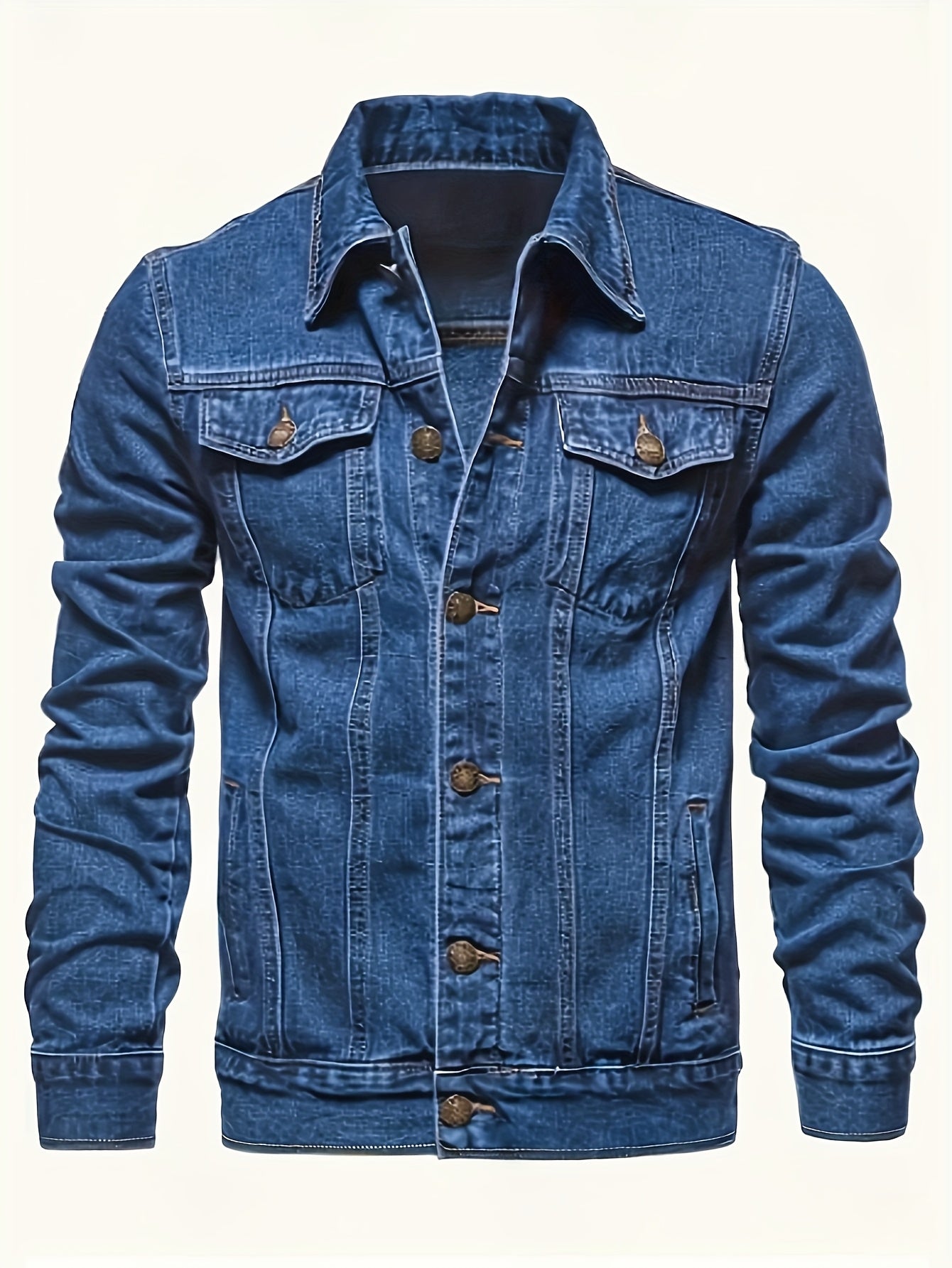 Herren Jeansjacke im klassischen Stil – Lässige Denim Jacke für Alltag und Freizeit