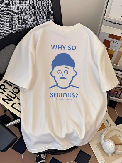 Herren T-Shirt mit Grafikdruck und Spruch – Lockerer Urban Style für Freizeit & Streetwear