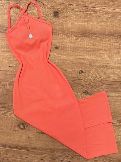 Damen Bodycon Midikleid mit Halterneck und eleganten Trägern – Figurbetontes Kleid für Alltag und Ausgehen