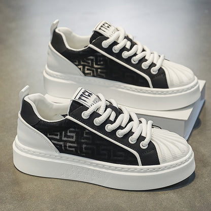 Herren Sneaker mit Plateau und modernem Design – Streetstyle Freizeitschuhe