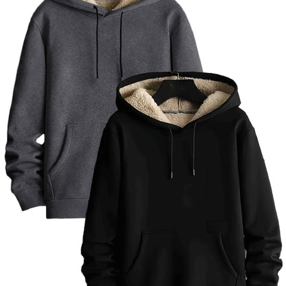Unisex Kapuzenpullover gefüttert mit Kängurutasche – Verschiedene Farben