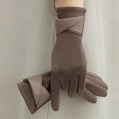 Damen Handschuhe mit Manschetten-Detail