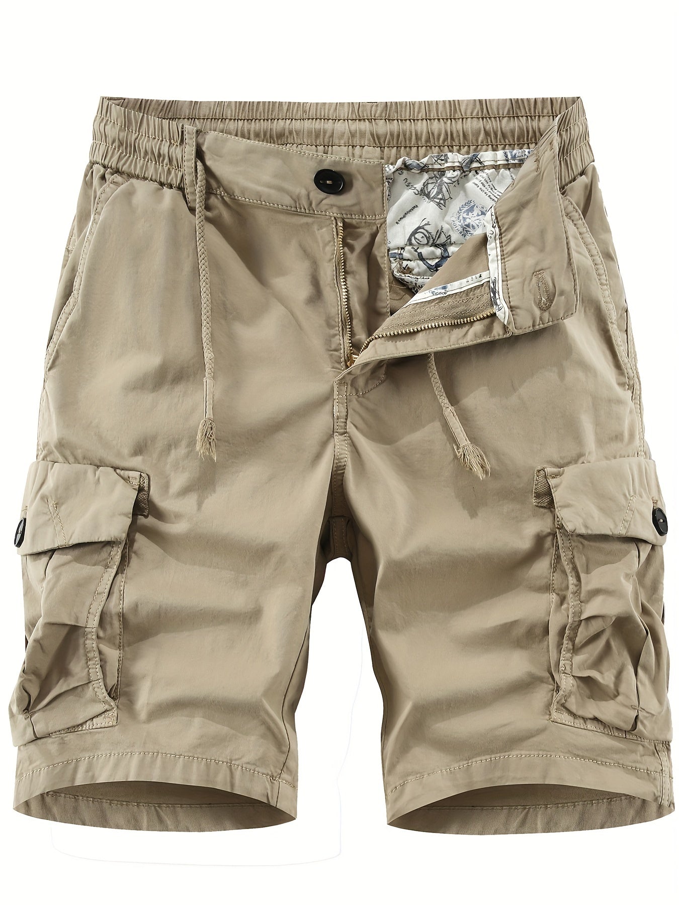 Herren Cargo Shorts mit Taschen und Kordelzug – Funktional & Lässig für Outdoor und Freizeit