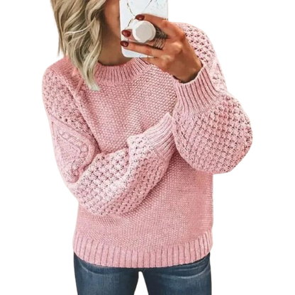 Damen Strickpullover im modernen Casual-Look – Bequemer, eleganter Alltagsbegleiter