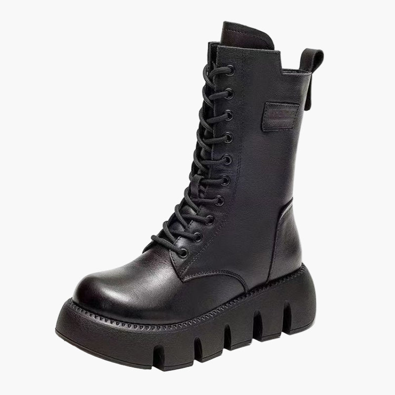 Damen Modische Plateaustiefel mit Orthopädischem Komfort – Winter Alltag & Freizeit