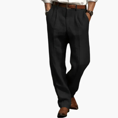 Herren Elegante Freizeithose für Büro und Alltag