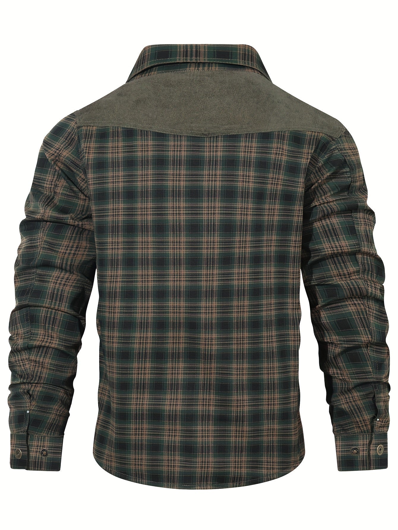 Herren Outdoor Holzfällerhemd im Karomuster – Lässige Arbeitsjacke für Freizeit und Alltag