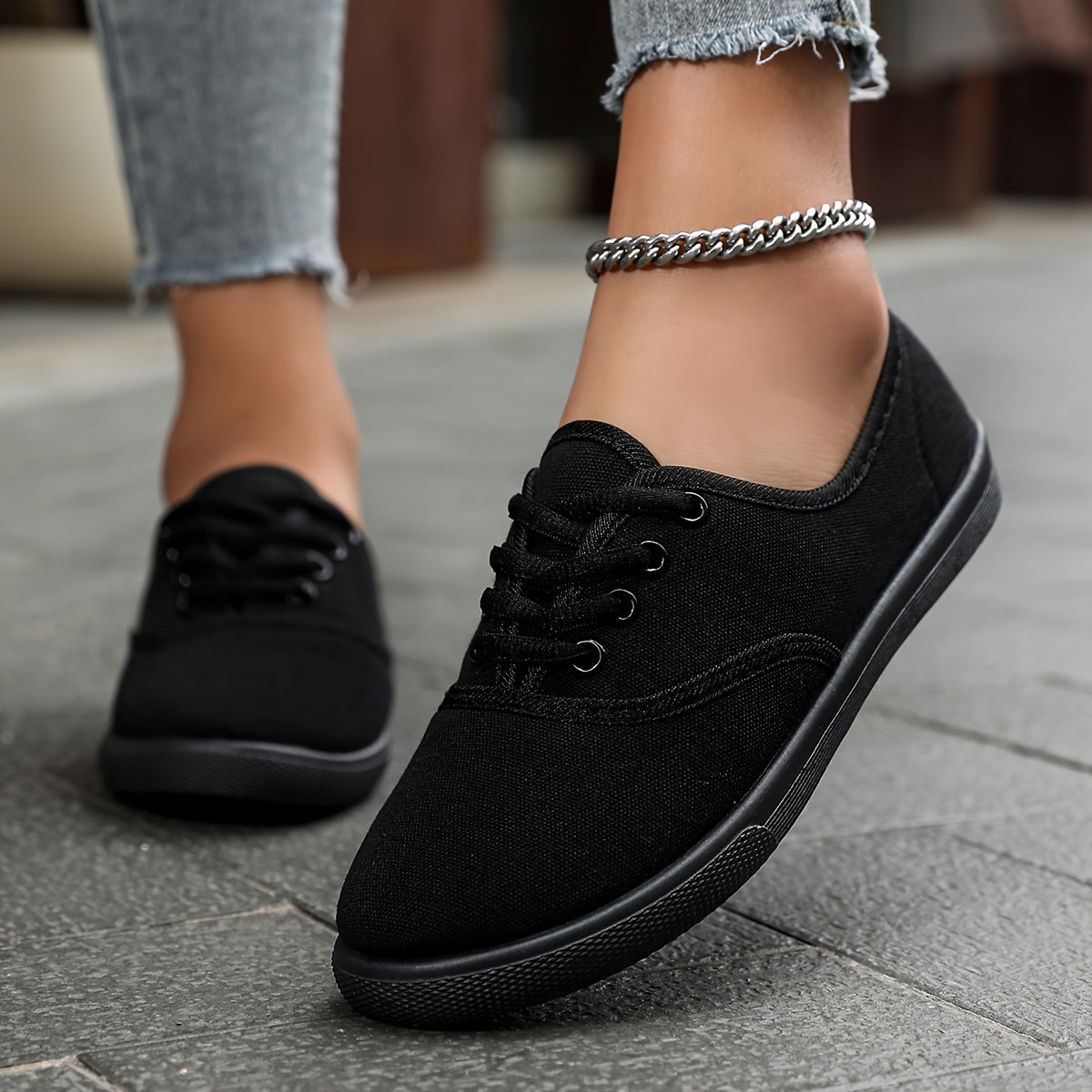 Damen Sneaker Low-Top Klassisch Freizeit Stil für Alltag und Stadtbummel