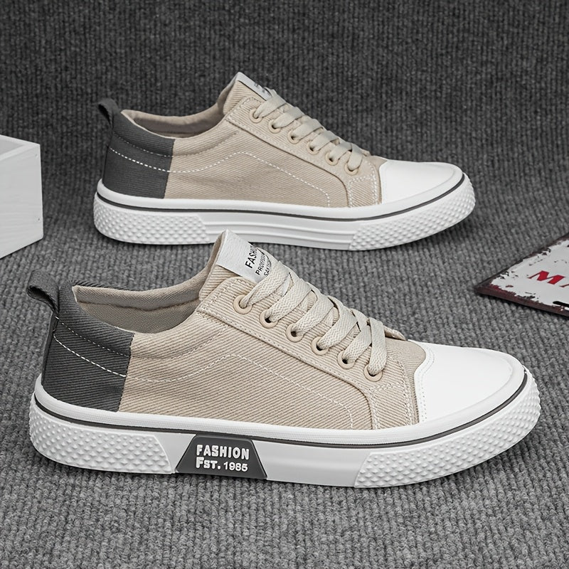 Herren Low-Top Sneaker im Vintage-Stil für Alltag und Freizeit