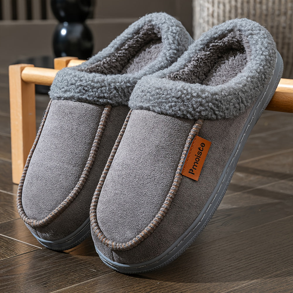 Unisex Winter Hausschuhe mit weichem Futter, Slipper