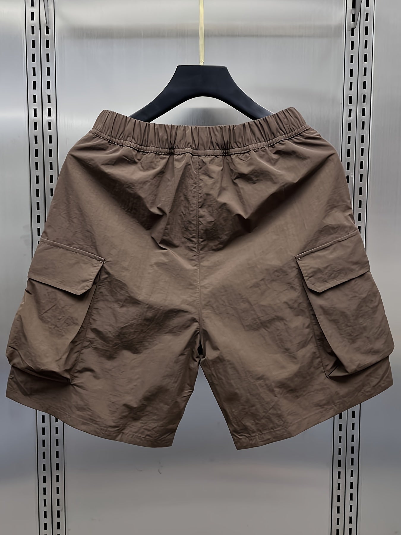 Herren Utility Cargo Shorts mit großen Taschen und Zippern – Funktionale Freizeitshorts