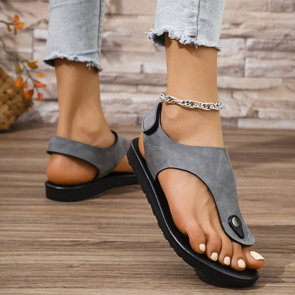 Damen Zehenschlaufen Sandalen – Modische Sommerschuhe für Alltag und Freizeit