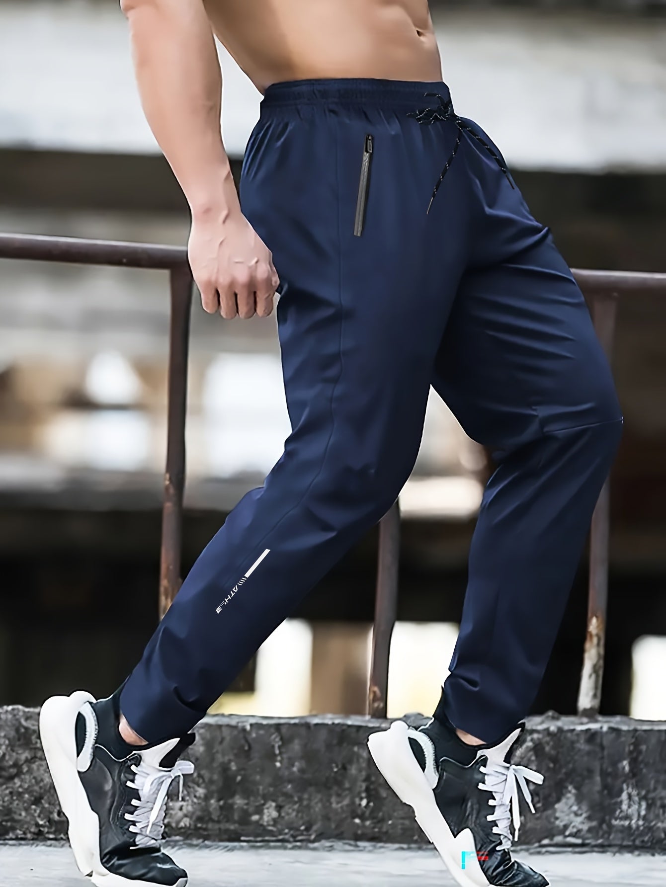 Herren Jogginghose mit Kordelzug – Bequeme Freizeithose für Alltag und Sport – Große Größen