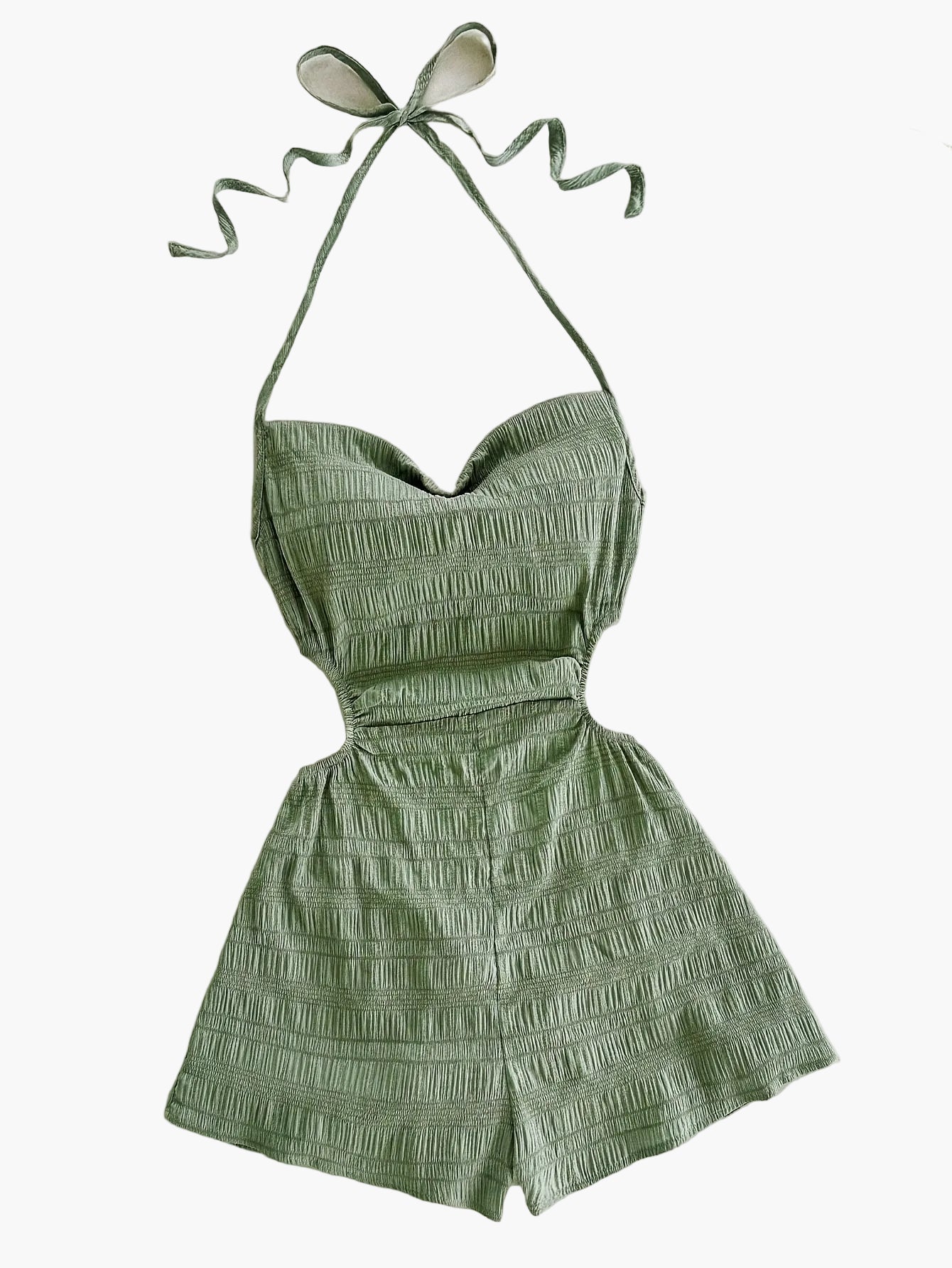Damen Einteiler Jumpsuit mit Halterneck und Cut-Outs – Modischer Sommer-Overall für Urlaub & Freizeit